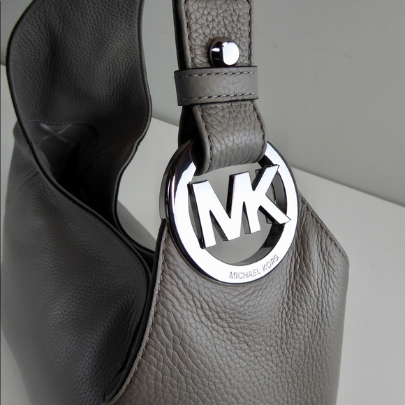Michael Kors Lg. Leather Shoulder Fulton Hobo Bag - Picture 7 of 7